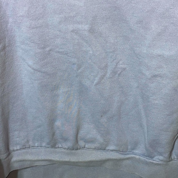 Boden Jasmine Boho Floral Embroidered Pullover Sweatshirt Shacket Top in River - Picture 11 of 11